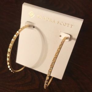 Kendra Scott gold hoops